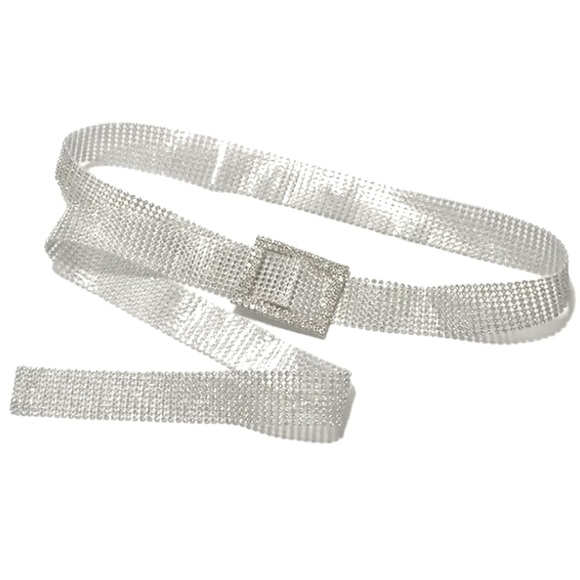 Glam Rhinestone Fashion Belt - Picture 1 of 2